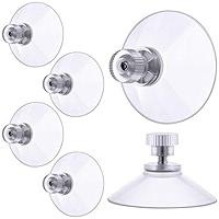 35mm Suction Cups, Suckers For Window With Knurled Nut, Clear Suction