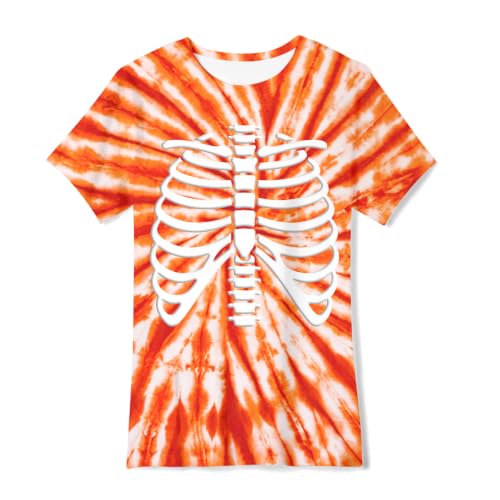 Image of Boys Tie Dye Shirt Size 4-14 Hippies Senior Rainbow Tees T Shirts for Kids