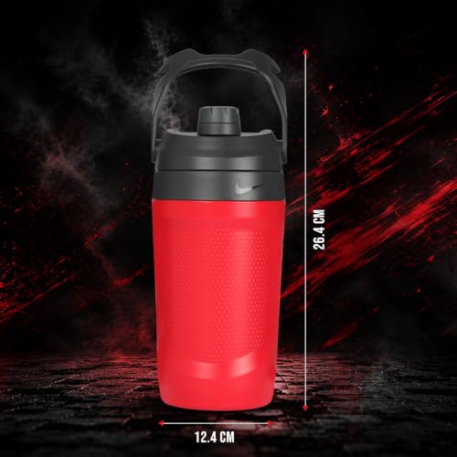 Image of Nike FUEL JUG 40 OZ CHUG - UNIVERSITY RED /ANTHRACITE /WHITE, 1.18 LITRE