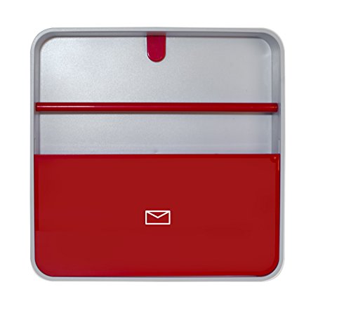 Paperflow MultiBox Mail Box, 12.6 x 12.6 x 2 Inches, Red (MTBDH.18)
