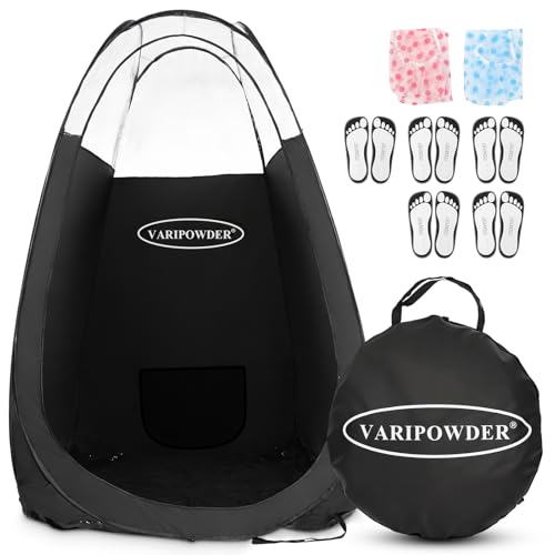 VARIPOWDER Portable Spray Tan Tent, Pop Up Self Tanning Tent...