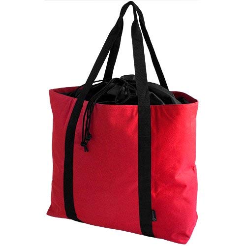 カワヨシ トートバッグ レッド タテ47cm×ヨコ51cm×マチ16cm