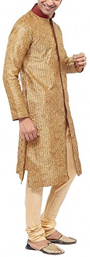 Image of Manyavar Men's Silk Kurta Pyjama