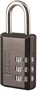 Master Lock 647D Combination Padlock, 1, Black