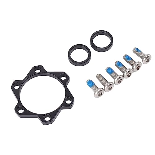 Alomejor バイクフロントブーストハブアダプター 簡単な取り付け 100mmから110mmのバイクブーストハブ変換セット バイクフロントハブアダプター アルミニウム合金素材 15mm