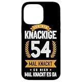 私は54 歳 ここもあちこちもギシギシ 面白いバースデーシャツ スマホケース iPhone 14 Pro Max 用