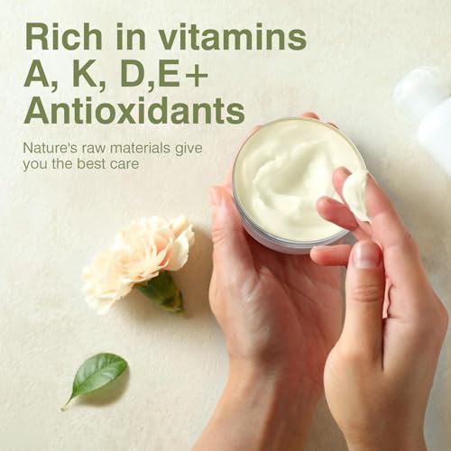 MROUVIK Beef Tallow for Skin, Tallow and Honey Cream,Tallow Face Moisturizer, Natural Grass-Fed Beef Tallow Balm with Raw Honey Moisturizing Cream for Body Lotion Skin Care for Skin (2.47 Oz)