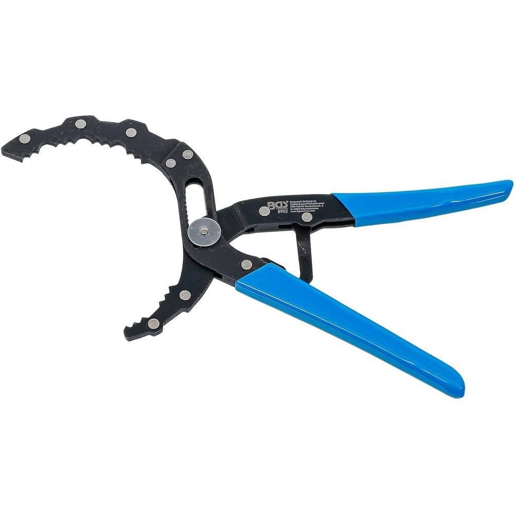 Ölfilterzange, selbstregulierend, Durchmesser 60 – 120 mm – robuster Stahl – einfacher und sicherer Griff, Pro D-Work