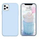 iPhone 11 Pro Case, DUEDUE Liquid Silicone Soft Gel Rubber Slim Cover with Microfiber Cloth Lining...