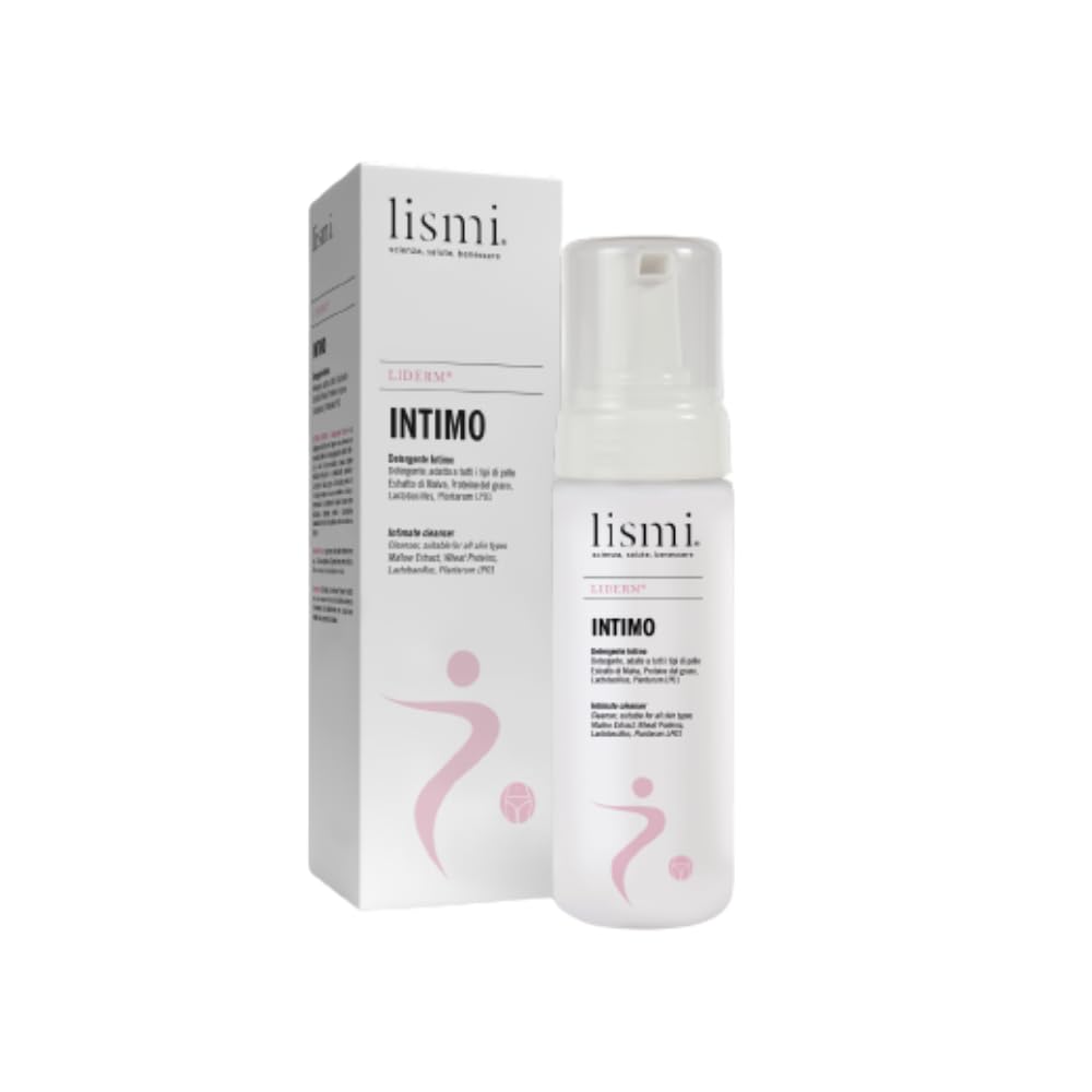 LIDERMINTIMO Intimate Cleanser, Soothing and Soothing Mousse for Intimate Hygiene, for Delicate Skin, Relieves Intimate Diseases, Cleanses in Case of Inflammation or Intimate Infections, 150 ml