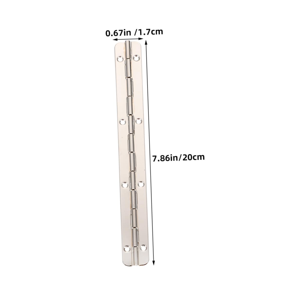 Alipis 4pcs Long Hinge Wooden Box Metal Hinges for Jewelry Cases Easy Installation Aesthetically Pleasing
