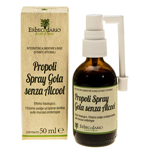 Propoli Spray gola Senza Alcool per Bambini E Adulti, Spray gola propoli Rimedio Naturale Per Il Benessere Della Gola azione lenitiva e rinfrescante - propoli gola 50ml