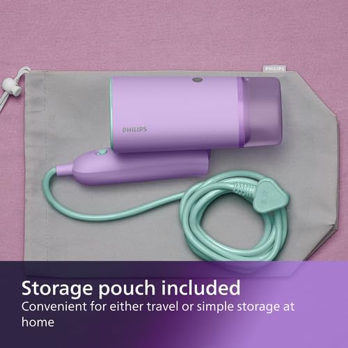 Philips 3000 Series Handheld Steamer, 1000W, 20 g/min Steam, Detachable 100ml Water Tank, Plastic Plate - Image 4