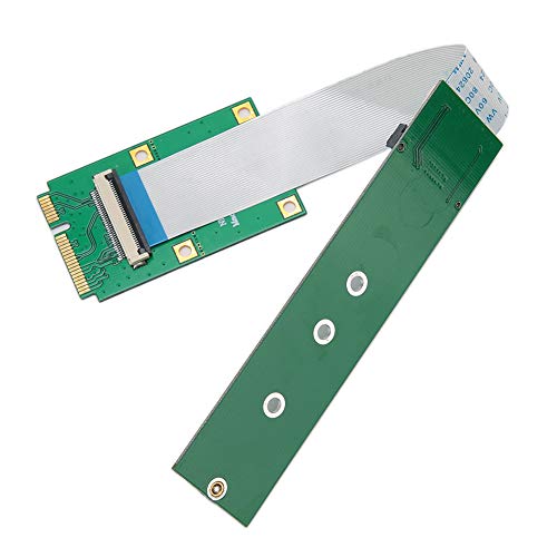M.2 to PCIE, M.2 NGFF SSD Converter Adapter Card MINI PCIE to NVMe for 2230/2242/2260/2280 M.2