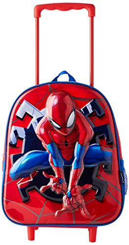 Cerdá  Mochila con Ruedas Infantil 3D de Spiderman Licencia Oficial Marvel Studios Unisex
