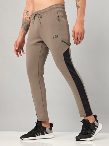 Image of TECHNOSPORT Men Mid Rise Slim Fit Active Running Track Pant - (MPOR95-123-P) Pack of 1