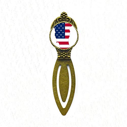 Marque-page de livre rétro drapeau USA pour ne plus perdre sa page