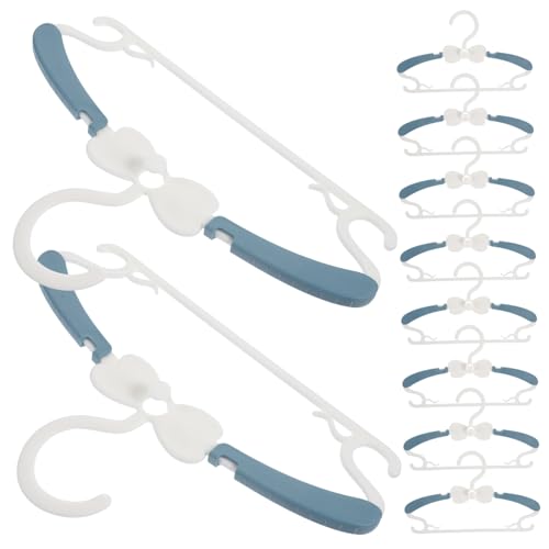 Levemolo 10pcs Child Hangers Hangers Newborn Clothes Hangers Plastic Hanger Blue Pp