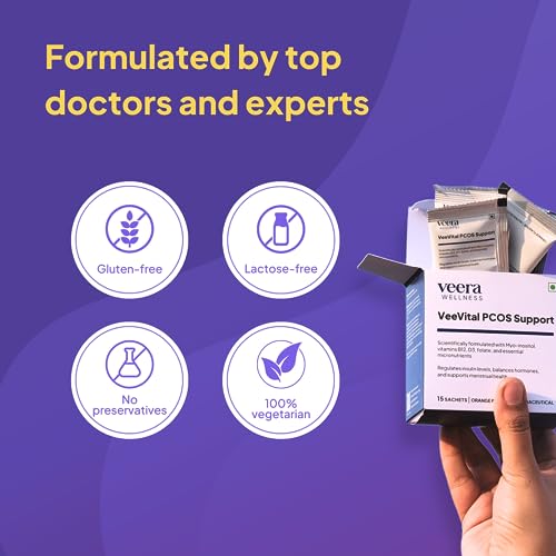 Veera Health | VeeVital PCOS Supplement | Formulated By Top Doctors | Regularize Periods & Improve Fertility | Contains Myo-Inositol & Essential... - Image 7