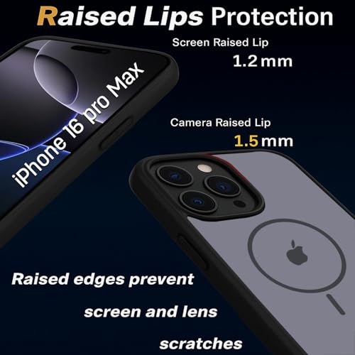 Image of AIBEX Protective OStand Case Compatible for Apple iPhone 17 MagSafe Compatible | Slim Back Cover with Camera Lens Protection, Strong Magnetic Support & Anti-Slip Grip | Military Grade Drop Protection