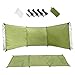 Banziaju Wind Breaks for Camping,Wind Breakers Garden for Camping Caravan Sun Screen Shelter Tall Camping Windbreaks with Gound Pegs, Rope and Storage Bag No Poles,Beach Windbreaker 98.43x27.56