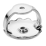 Single Earring Back Replacement |14K Solid White Gold | Threaded Screw on Screw Off | Quality Die Struck | Post Size .0375' | 1 Piece