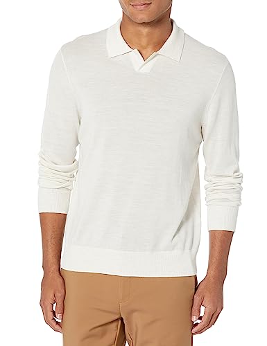 Vince Men's Merino Johnny Collar Polo