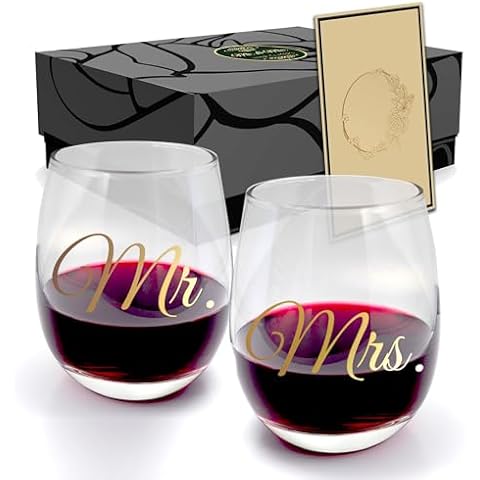 Verres à Vin Mr Right et Mrs Triple Gifffted Cover