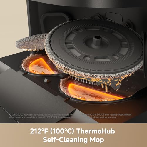 Image of DREAME L60 Ultra FE Robot Vacuum and Mop, Auto-Empty and 100℃ Self-Cleaning Mop, 30,000Pa Suction, Obstacle Avoidance and 360 Navigation, Corner to Edge Deep Cleaning, TriCut Brush, Black