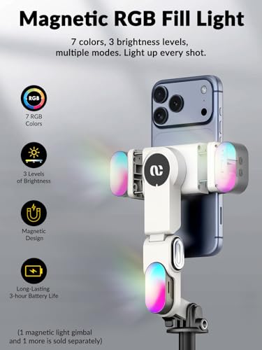 Gimbal de teléfono inteligente AOCHUAN para evitar vídeos borrosos 6
