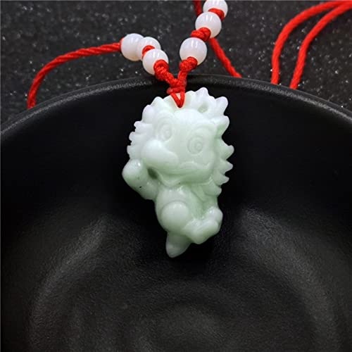 Collier de Pendentif Zodiaque Chinois Blanc Naturel pour sublimer vos tenues bohèmes