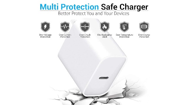 Image of 3 Pack 5V 3A 2A 30W USB Type C Wall Charger Adapter Plug Brick for iPhone 16E 16 Pro Max /15 /14 /13 /12 /11 Plus Fast Charging Block,iPad 11 A16 2025, iPad Air Pro 11,Google,Samsung S24 S10 & More