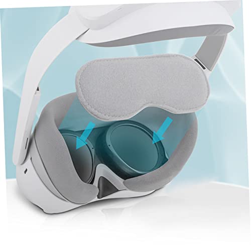 OSALADI 3pcs Pico4 Protective Cover Flannel Sponge Mat Lens