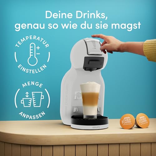 NESCAFÉ Dolce Gusto Mini Me 2 von Krups Kaffeekapselmaschine, Temperatur und Menge einstellbar, über 45 heiße und kalte Lieblingsgetränke, kompakt, stilvoll, Artic Grey, KP143GF0 4