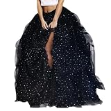 Black Glitter Tulle Skirt