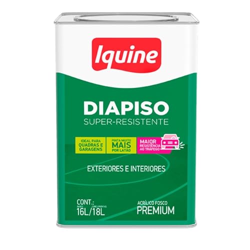 Tinta Piso Acril 18L Branca Diapiso 002