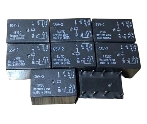 Relais G5V-2 6VDC miniature à 8 broches modèle 4078 pour circuits électroniques imprimés