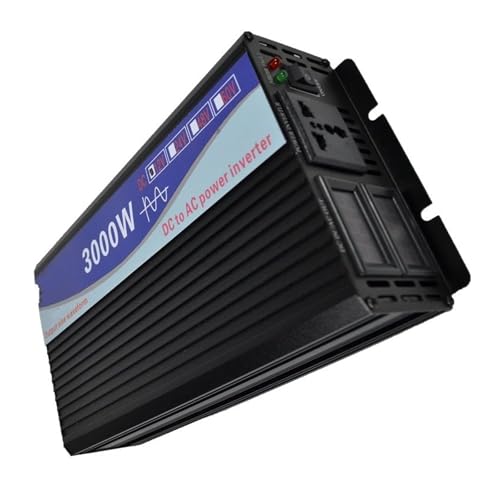 Convertisseur 3000W pur sinus double affichage numérique 24V vers 110V CA