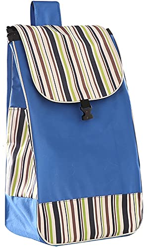 BSQT Shopping Trolley Ersatztasche/Warenkorb Tasche, Oxford Tuch wasserdichte Aufbewahrungstasche mit Seitentaschen, Ersatztasche für Trolley -35l (Color : C) Cover