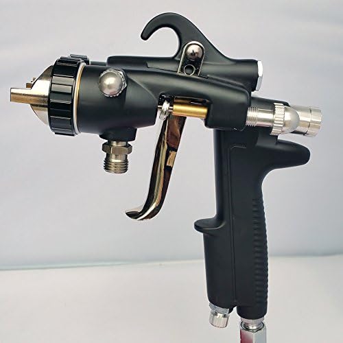 Image of Spray Gun With Double Nozzle | Chrome Dual Head Pneumatic Sprayer | Professional Painting Tools | Pack of 1