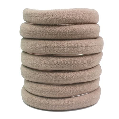 36個入り 大きめヘアゴム 太めのヘアゴム用 痛くないポニーテールホルダー 5cm(Beige)