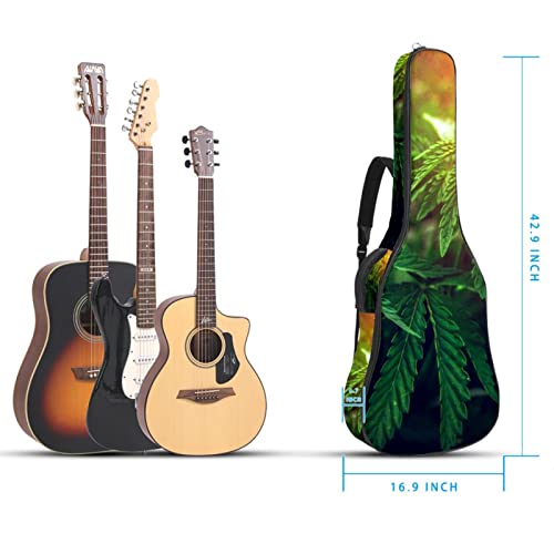 Leaves and Sunshine Housse de transport rembourrée imperméable Oxford pour guitare avec bandoulière réglable - Les Beatles, Paul McCartney, John Lennon, RIngo Starr, George Harrison Leaves and Sunshine Housse de transport rembourrée imperméable Oxford pour guitare avec bandoulière réglable – Image 6