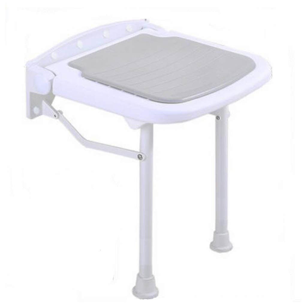 CHEWYNP Taburetes Y Sillas De Ducha，Taburete De Ducha Plegable para Baño - para Ancianos Discapacitados - Silla De Ducha Plegable De Seguridad Antideslizante - Silla De Baño Alta De 424-55