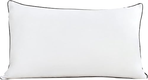 Acanva Almohadas de cama para dormir, 1 paquete con calidad de hotel de lujo, relleno de fibra 3D súper afelpada, funda de microfibra de alta gama disponible en Yaxa Venezuela