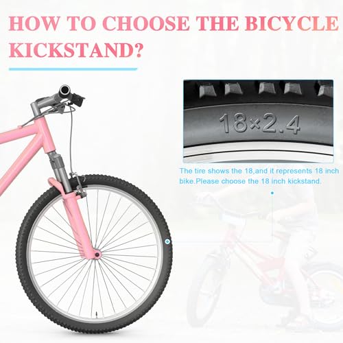 IPETRK Suporte de bicicleta para roda de 16 45,7 cm e 50,8 cm, suporte de bicicleta ajustável para c