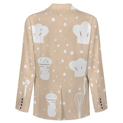 Chef Hat Egg Beater Pepper Shaker Classic Suits Blazer for Men Business Tuxedo Jacket Sport Coat Two Buttons4