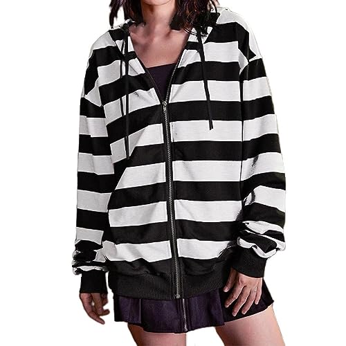 Veste ample à rayures femme grande taille pour masquer les complexes avec style