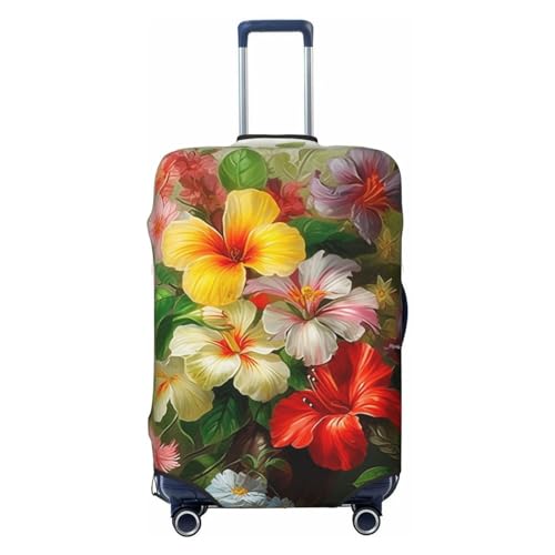 Travel Luggage Cover Suitcase Protector Elastic Washable Bouquet Of Flowers Suitcase Cover Anti-scratch Spandex Baggage Covers Fits 18-32 Inch Luggage - Main Image