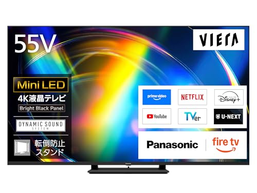�p�i�\�j�b�N 55V�^ �t�� �e���r 4K TV-55W95C VIERA FireTV���� Mini LED �t���n�C�O���[�h���f���y�\��̔����͔z���ݒu�T�[�r�X�������p���������܂���z