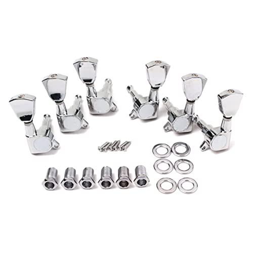 VINTORKY Guitar Tuning Pegs Set of 6 Locking Tuning Pegs for Acoustic Guitars (a-57 3l3r)